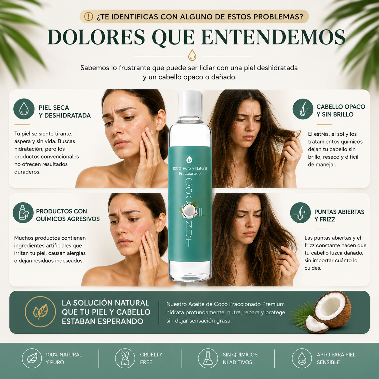 Aceite de Coco Fraccionado 237ml